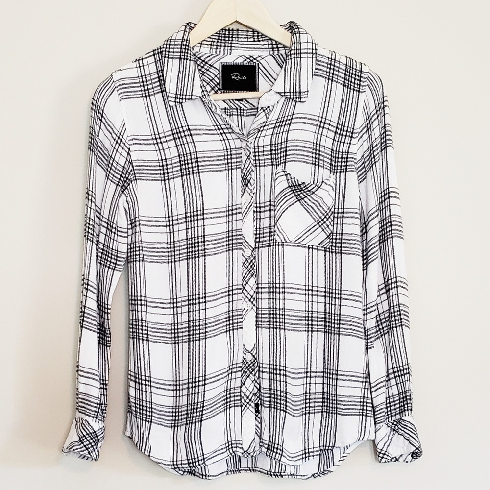 Rails Hunter 1 Pocket Plaid Buttondown